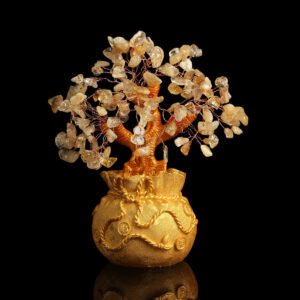 Citrine Money Tree for Prosperity - Asian-Style Gemstone