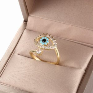 Evil Eye Motif Ring