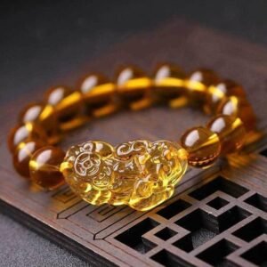 Citrine Pixiu Bracelet - Celebrates Wealth Themes