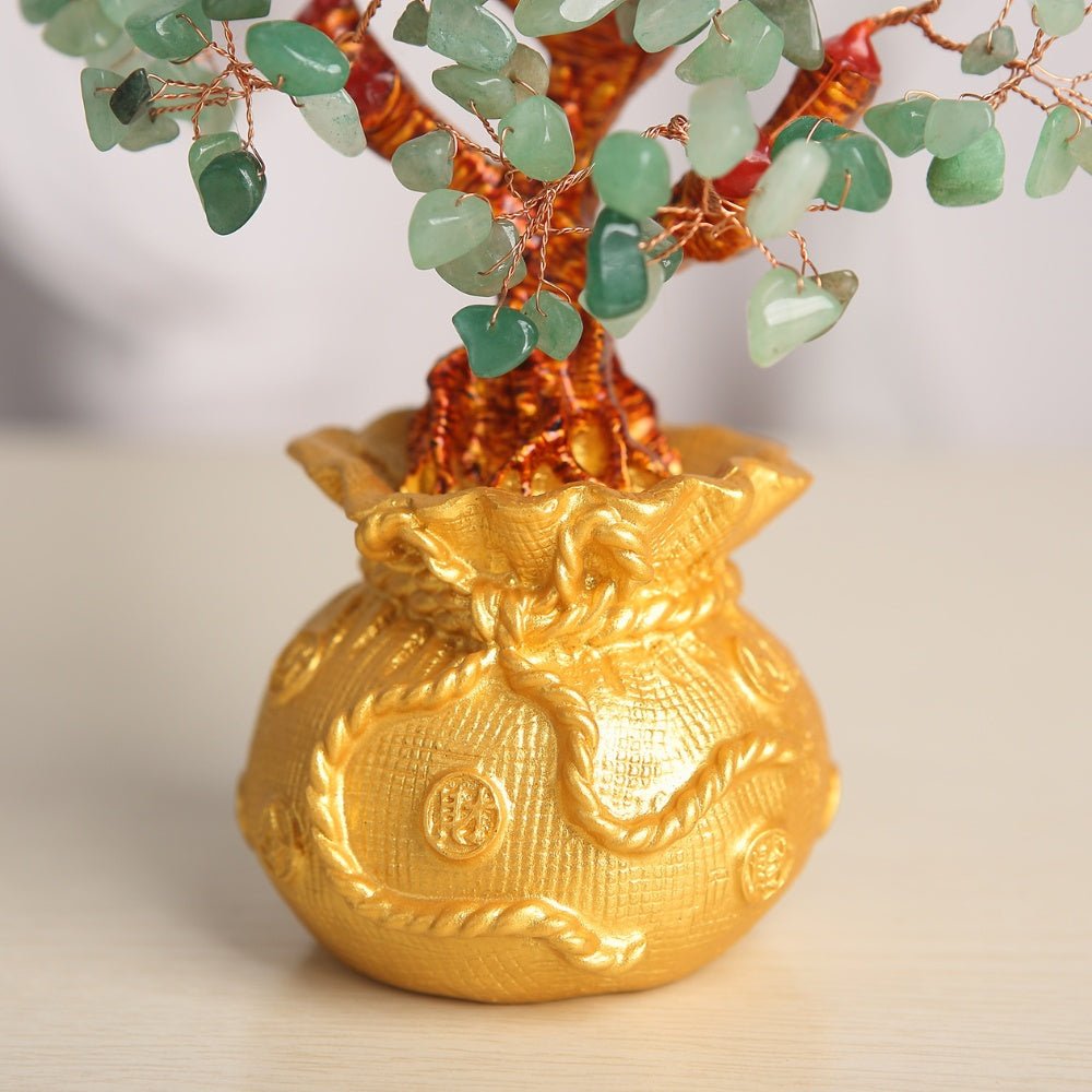 Green Aventurine Asian-Style Money Tree - Image 3