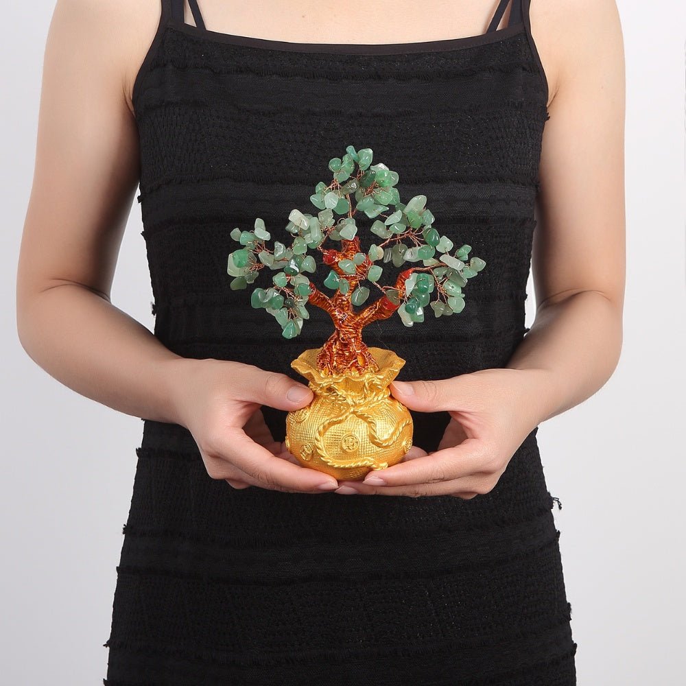 Green Aventurine Asian-Style Money Tree - Image 5